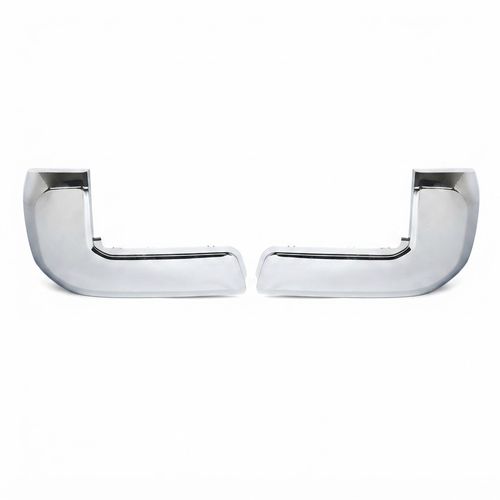 Pair Chrome Rear Bumper End Cap Fits 2016-2023 Toyota Tacoma
