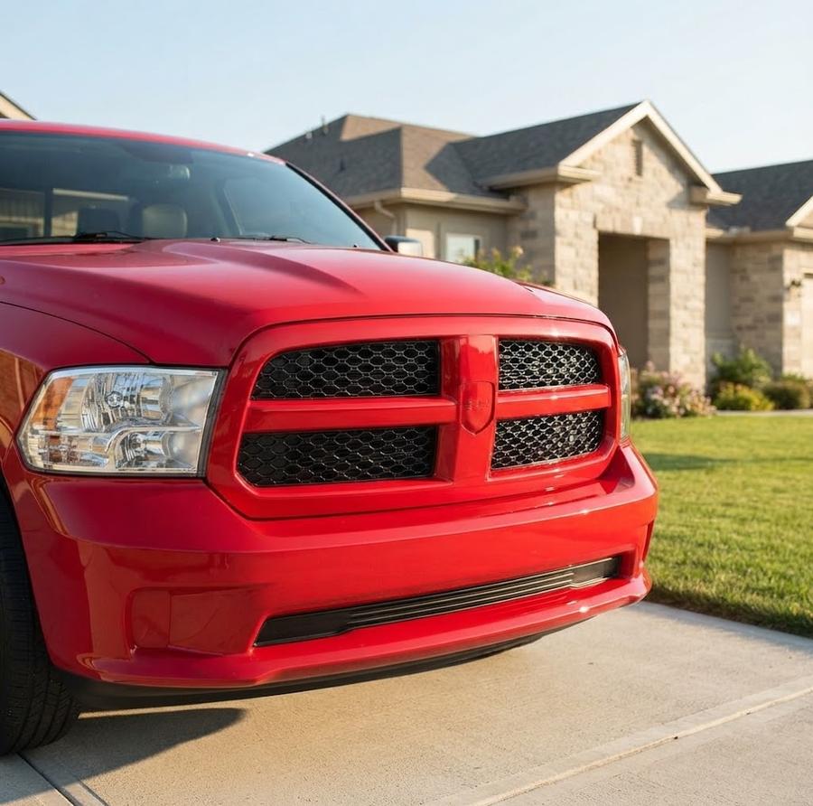 Mesh Front Grille Assembly Fits 2009-2012 Dodge Ram 1500 ST Style